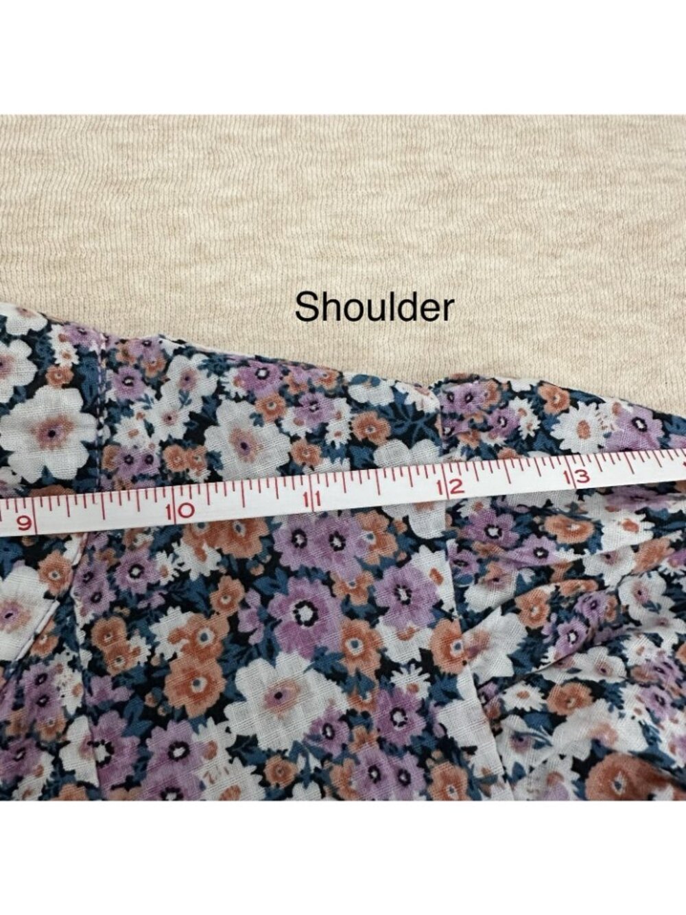 Uniqlo Floral Midi Dress Women’s Size S Cotton Pink Button Front Puff Sleeve - Picture 7 of 12